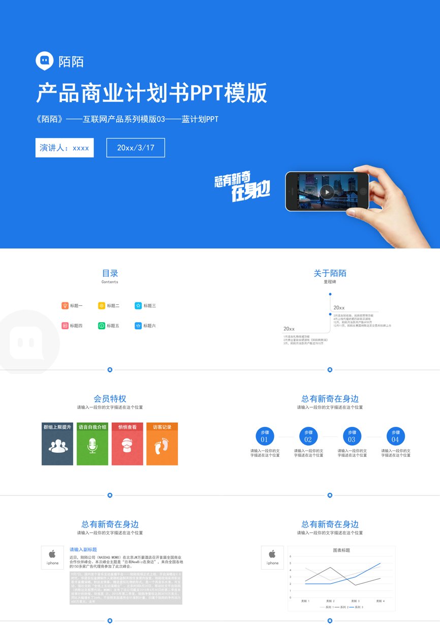 创业融资策划 (41)商业计划书PPT模板